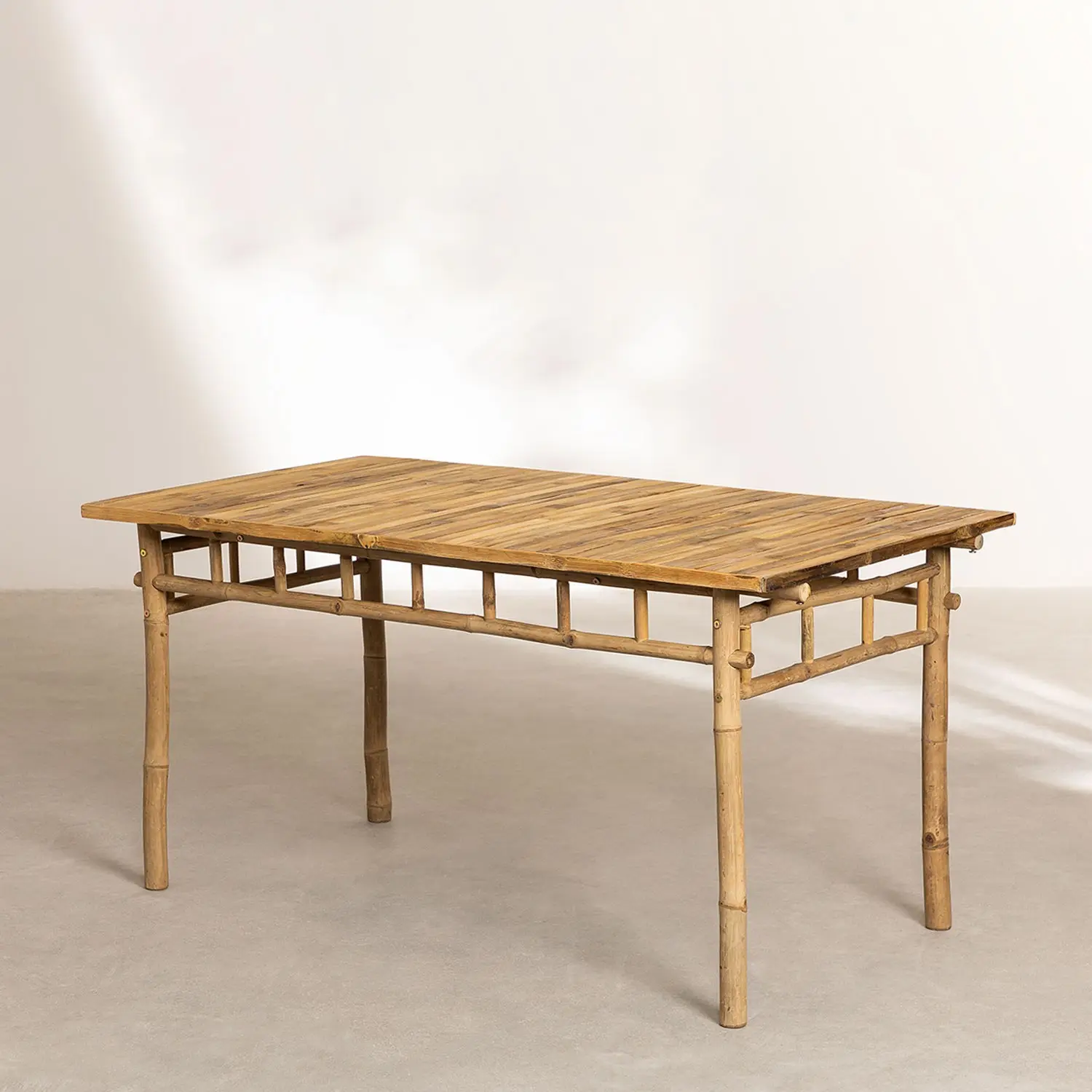 Деревянный бамбуковый обеденный стол и стул по индивидуальным Размерам, новый дизайн, обеденные столы, экологически чистая уличная мебель