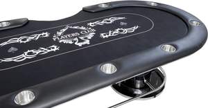 Table de Poker Portable de Luxe Moderne Personnalisable Pliable en Bois Design de Meilleure Qualité Carré Ovale Motif Vente Directe pour Casino - Product Image 6