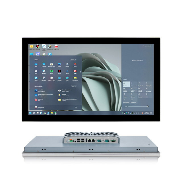 10/15/21/24 Inch Waterproof IP66 Fanless Industrial All-in-One Panel PC Automation with Embedded Touch Screen Pc