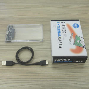 High-quality RTS Transparent 2.5-inch Hard Drive <b>Enclosure</b> Usb 3.0 to Sata Supports HDD SSD Hard Drives - Product Image 4