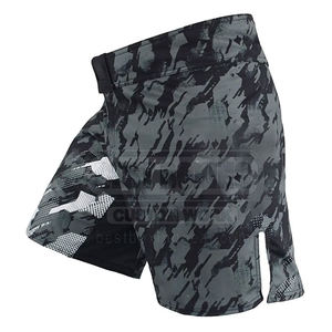 Logo personnalisé MMA Shorts Training Fight Gear Vêtements de sport respirants et durables Shorts de combat MMA pour hommes vente en gros - Product Image 1