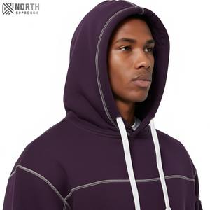 Chándal para hombre, abrigo para correr, parte superior inferior, sudadera deportiva, pantalones con capucha, conjunto de pantalones, jersey con costuras, sudaderas con capucha y pantalones de chándal - Product Image 4