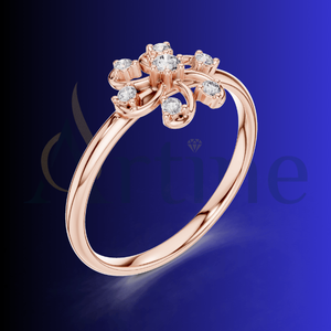 Glowfold jewels 14K Geometric Style <b>Open</b> <b>Ring</b> Women Fashion Accessory - Product Image 1