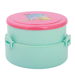 <b>School</b> Round <b>Lunch</b> <b>Box</b> - Blue - Product Image 1