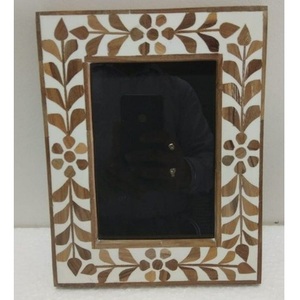 กรอบรูปงานทำมือฝังกระดูกสีขาวกรอบสีขาวแบบมุกหลายรูปแบบ - Product Image 4