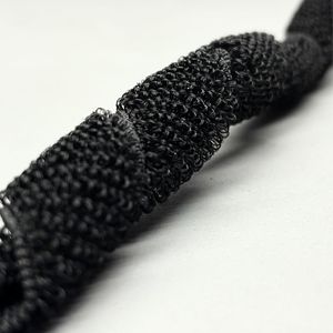 Banda Elástica de Terciopelo Negro de 1 Pulgada |   Cinturilla Suave y Agradable al Tacto |   Látex + Poliéster + Nailon |   Lencería, Ropa Deportiva, Artículos Médicos - Product Image 3