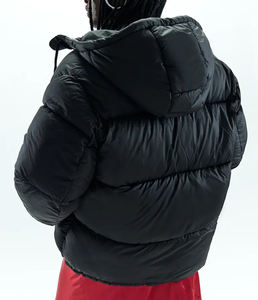 Chaquetas acolchadas negras al por mayor para clima frío, chaqueta acolchada de invierno para hombre, chaquetas acolchadas de alta calidad. - Product Image 6