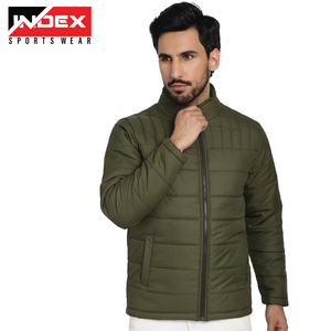 Chaqueta con capucha personalizada para hombre, calidez de invierno, lona impermeable, a prueba de viento, a prueba de frío, cierre de cremallera, diseño informal de talla grande - Product Image 1