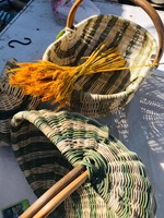 Meilleure vente-panier en rotin avec poignée panier cadeau, panier de pique-nique pour mariage en gros artisanat du Vietnam