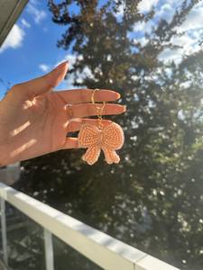 YF2212 cône pierre porte-clés guérison cristal verre pierre précieuse perle porte-clés sac accessoire cadeau pour maman/ami - Product Image 4