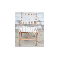 Fauteuil de relaxation gonflable multifonctionnel moderne à hauteur réglable en bois de manguier pour usage intérieur/extérieur et commercial, idéal pour salle de bain