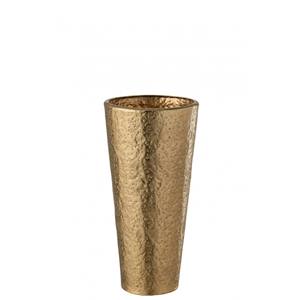 Set of 2 Gold and Gold <b>Tall</b> Metal Flower <b>Vase</b> for Tabletop Home & Wedding Flower Arrangement Decor Metal <b>Vases</b> - Product Image 5