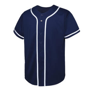 Camiseta de béisbol en blanco personalizada de la mejor calidad, ropa deportiva con logotipo personalizado, camiseta de béisbol cómoda de secado rápido para hombres - Product Image 1