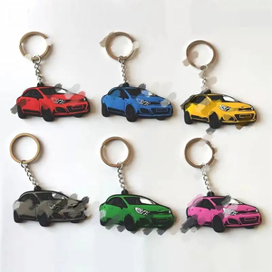 Porte-clés en caoutchouc souple avec logo personnalisé d'entreprise en gros Machine à fabriquer les porte-clés en caoutchouc animal cartoon cadeau en métal - Product Image 6