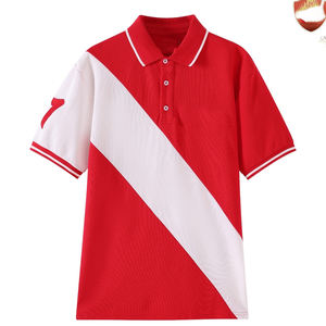 Camiseta Personalizada Antiarrugas para Fraternidad |   Polo Casual de Punto para Hombre, 100% Algodón, con Bordado/Estampado de Letras Griegas - Product Image 1