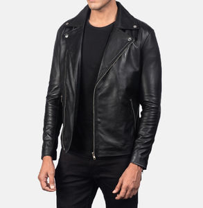 Veste en cuir véritable personnalisée 100% de qualité supérieure pour hommes motif solide plusieurs couleurs tailles quantité minimale de commande bas tendance pour l'hiver 2025 - Product Image 3