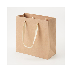 Bolsa de regalo de compras de papel rosa para mujer directa de fábrica, bolsa de embalaje de ropa con asa de cuerda - Product Image 5