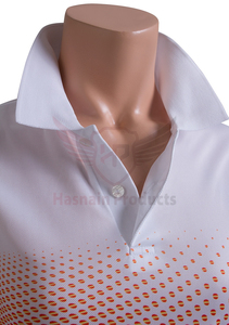Polo de golf de sport par sublimation à 2 boutons pour femmes, impression personnalisée de qualité supérieure, polos confortables pour femmes de taille supérieure - Product Image 4