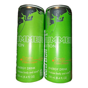 Para Red Bull Summer Edition 250ml Bebida energética Carbonato a granel bajo en carbohidratos y sin azúcar Empaquetado al por mayor para la venta - Product Image 4