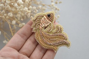 Femmes Plaqué Or Poisson Charme Résine Perles Collier Ange Style Ras Du Cou pour Les Fêtes De Mariage & Fiançailles-Bijoux En Gros - Product Image 5