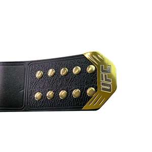 Fabrication de ceintures en cuir de titre de championnat poids lourd de lutte personnalisées ceintures de championnat Ufc de boxe personnalisées - Product Image 4