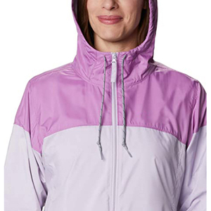Nueva chaqueta cortavientos de moda para mujer, cuello con capucha de Color sólido acabado, impermeable, estilo Safari con calefacción, invierno, primavera, alta - Product Image 4
