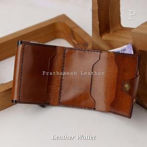 Portefeuille en cuir pleine fleur pour hommes prix de gros sécurisé portefeuilles classiques fabriqués à la main affaires élégant incroyable portefeuille en cuir pour hommes - Product Image 4