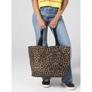 Borsa Tote con Stampa Leopardata, Gadget Promozionale Sostenibile per Shopper - Product Image 5