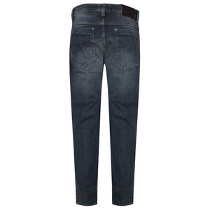Jeans Ajustados Azules Lavados para Hombre, Jeans de Moda Ajustados para Hombre 2026, Pantalones Vaqueros para Hombre, Jeans Rectos Desgastados, Servicio OEM - Product Image 2