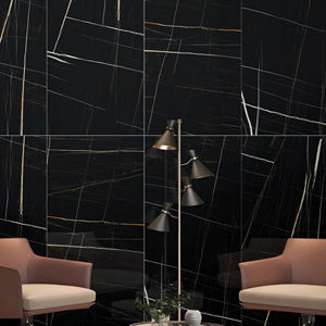 CARREAUX DE PORCELAINE ÉGLAISÉS À Finition Brillante PREMIUM NOIR LAURENT - Product Image 1