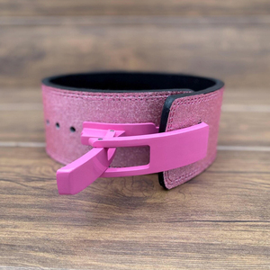 Cinturón de Levantamiento de Pesas Personalizado Rosa, Cinturón de Palanca para Gimnasio, Levantamiento de Pesas - Product Image 4