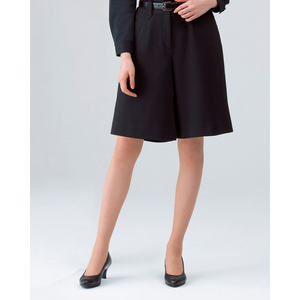 Culottes décontractées WP870-8 (LL) taille haute couleur noire - Product Image 5