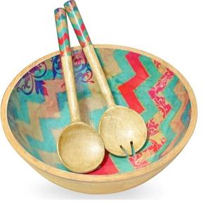 Bol en bois d'acacia au design luxueux et tendance, style unique, pour salade ou fruits, à prix abordable - Product Image 6