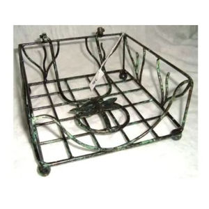 Porte-serviettes en métal de couleur noire avec un nouveau design unique Porte-serviettes en métal fait main à prix flexible - Product Image 5