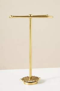 ที่วางผ้าขนหนูทองเหลืองแท้ สำหรับตกแต่งห้องน้ำสุดหรู โรงแรม สปา ใช้ในบ้าน ทันสมัย แบบตั้งพื้น สวยงาม ทนทาน - Product Image 2