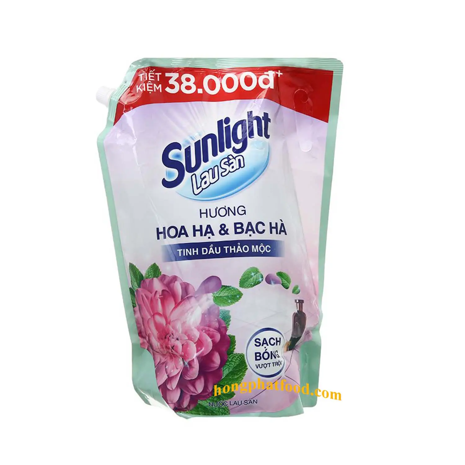 Sunligh-t mint fragrance floor Cleaning Liquid bag 3.6kg Quick-drying Formula Lasting Fragrance Floor Cleaner Liquid Viet Nam