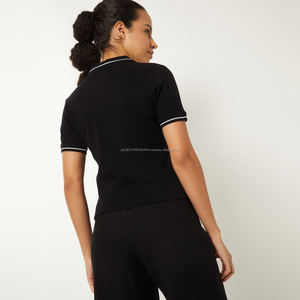 Camiseta Polo Fit2Fight para Mujer, de Alta Calidad, Marca de Diseñador, Transpirable, Tejida, Cómoda y Moderna - Product Image 2