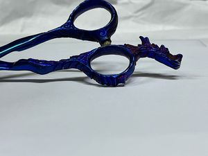 Ciseaux à poignée Dragon en acier inoxydable, nouveau modèle, ciseaux de coupe de cheveux, ciseaux de barbier Dragon 2023, rasoirs k, prix de gros - Product Image 3