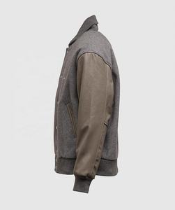 Veste de Baseball avec Logo personnalisé pour homme, manteau de style urbain avec broderie Chenille - Product Image 2