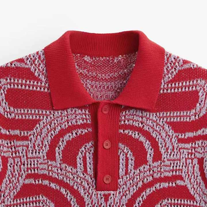 Fabuleux hommes été luxe coton à manches longues motif léopard vintage pour chemise avec tissu Dobby - Product Image 3