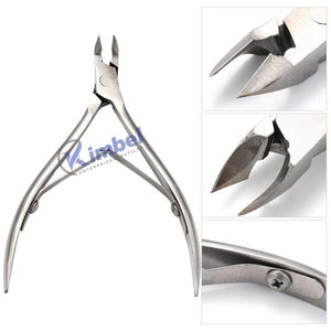 Coupe-ongles à double ressort en acier inoxydable de la meilleure qualité pour manucure incarnée en acier inoxydable pour les doigts - Product Image 5