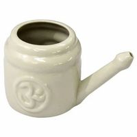 NP006 Neti Pot en céramique gaufrée non toxique pour le nettoyage nasal et le yoga