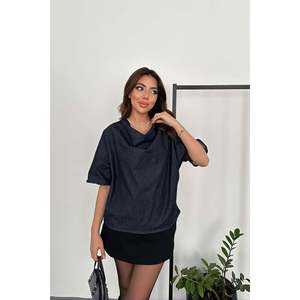 Blusa de Mezclilla Azul - Azul - Product Image 1