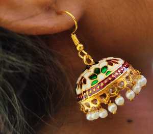 Assorted Lot of Meenakari <b>Earrings</b> Indian Handmade Jewellery Wedding Favor Bridesmaid Gifts Mehendi Sangeet Ceremony Gifts - Product Image 1