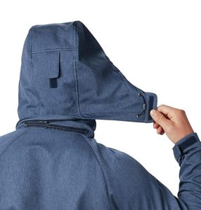 Prix de gros OEM Service personnalisé impression sweats à capuche brodés vestes en polyester softshell pour hommes - Product Image 6