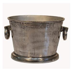 Enfriador de cerveza de calidad resistente, Cubo de champán grande de forma redonda, diseño moderno, cubo enfriador de vino de hielo hecho a mano de aluminio - Product Image 5