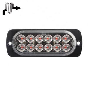 Luz de advertencia de coche flash de 12-24V, 12 luces estroboscópicas Led avión rojo verde, luz estroboscópica Led DE SEGURIDAD blanca para camión de techo - Product Image 1