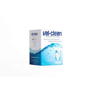 Limpiador Concentrado para Dentaduras Postizas Val-Clean, Paquete de 12 Sobres - Product Image 1