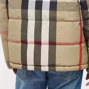 Blouson matelassé unisexe OEM 2026 bleu marine chaud pour l'hiver avec design de gilet intégré - Product Image 3