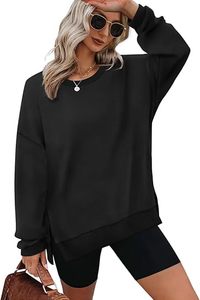 Sudadera de cuello alto para mujer, elegante, de gran tamaño, informal, Simple, elegante, para uso diario - Product Image 6